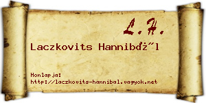 Laczkovits Hannibál névjegykártya